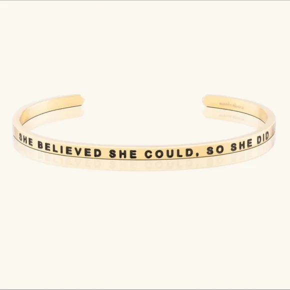 MantraBand Jewelry Mantraband Womans Bracelet She Believed She